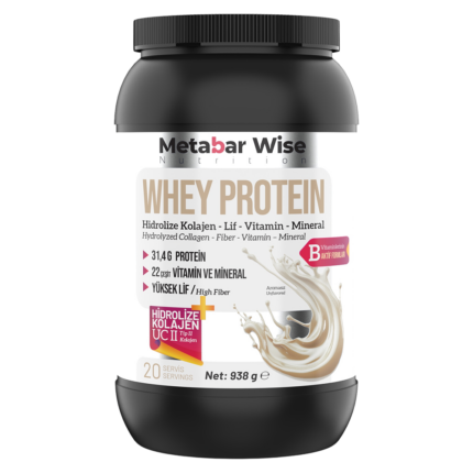 Metabar Wise Whey Protein - Aromasız Kavanoz