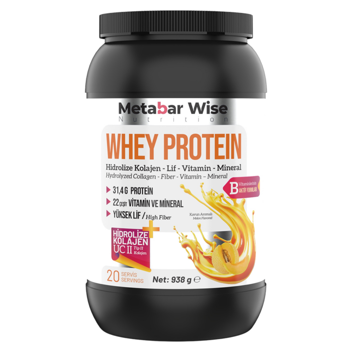 Metabar Wise Whey Protein - Kavun Aromalı Kavanoz