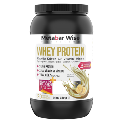 Metabar Wise Whey Protein - Muz Aromalı Kavanoz