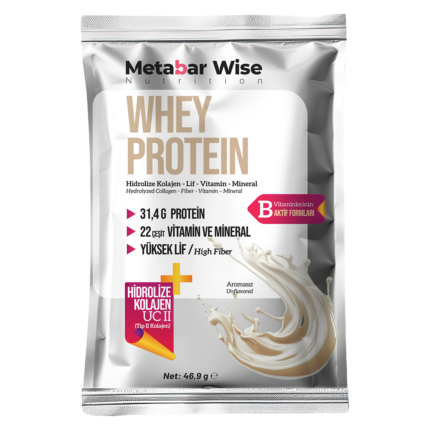 Metabar Wise Whey Protein – Aromasız Saşe