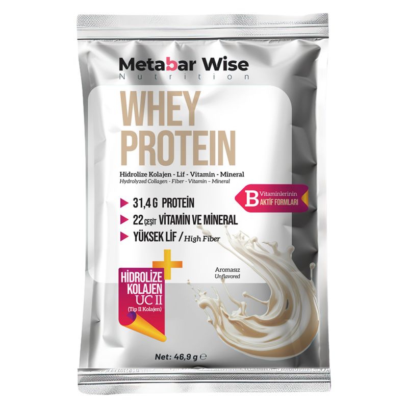 Metabar Wise Whey Protein – Aromasız Saşe