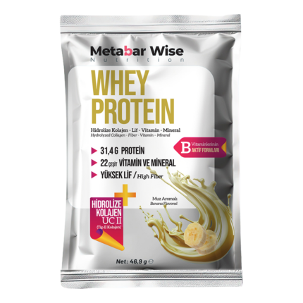 Metabar Wise Whey Protein - Muz Aromalı Saşe